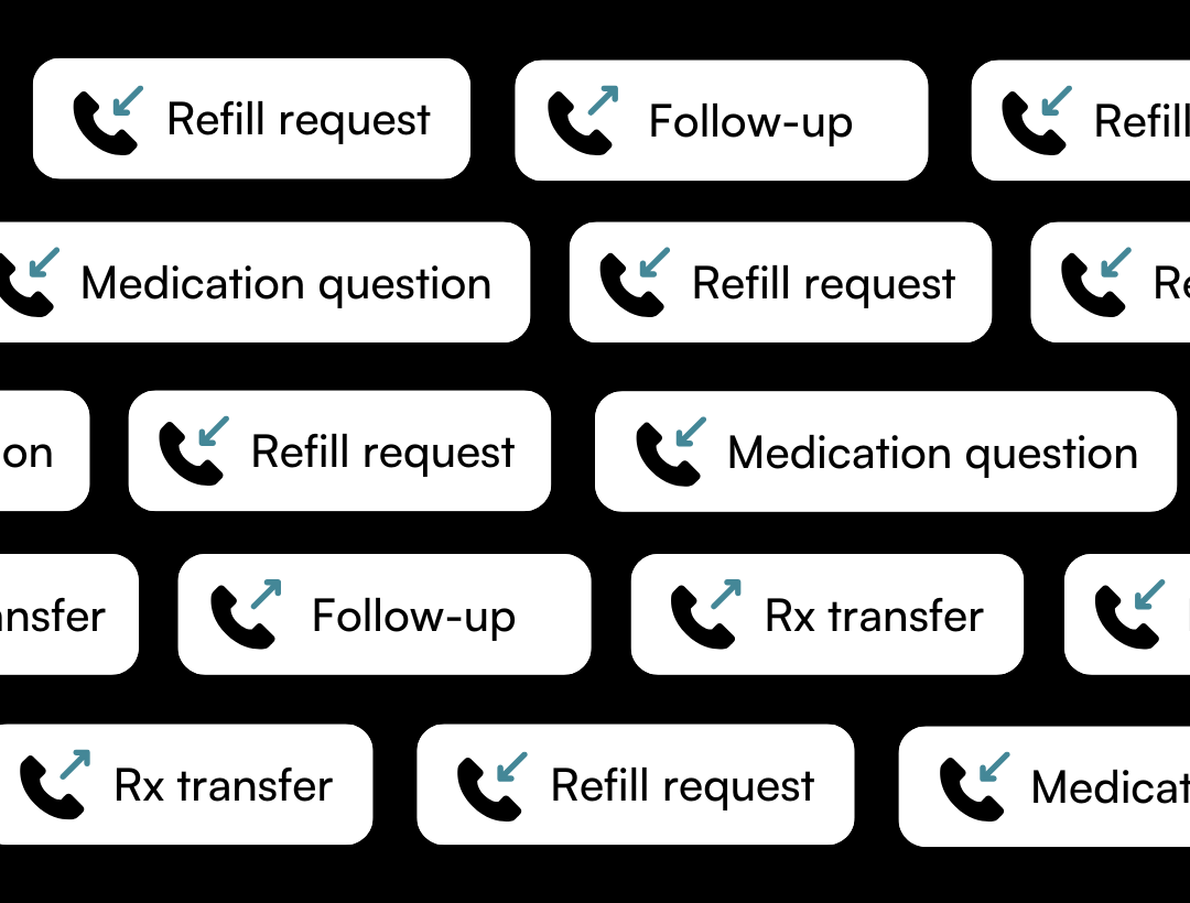 AI pharmacy phone. Automate calls for prescription refills and status updates
