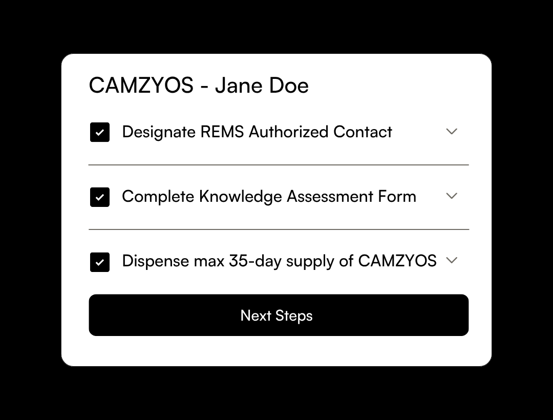 REMS enrollment verification for patient and prescriber