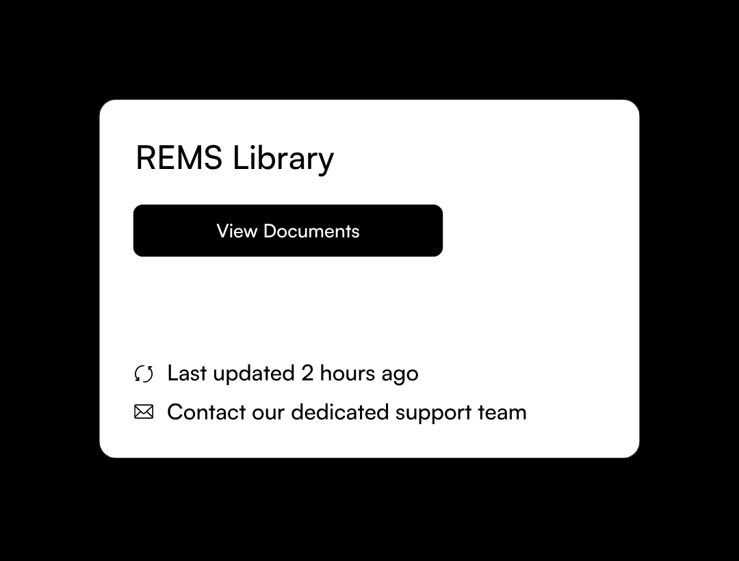 Audit-ready REMS documentation and audit trail